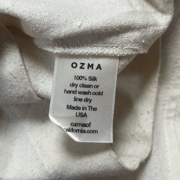 Ozma Raw Silk Jumpsuit - ivory - Picture 9 of 13